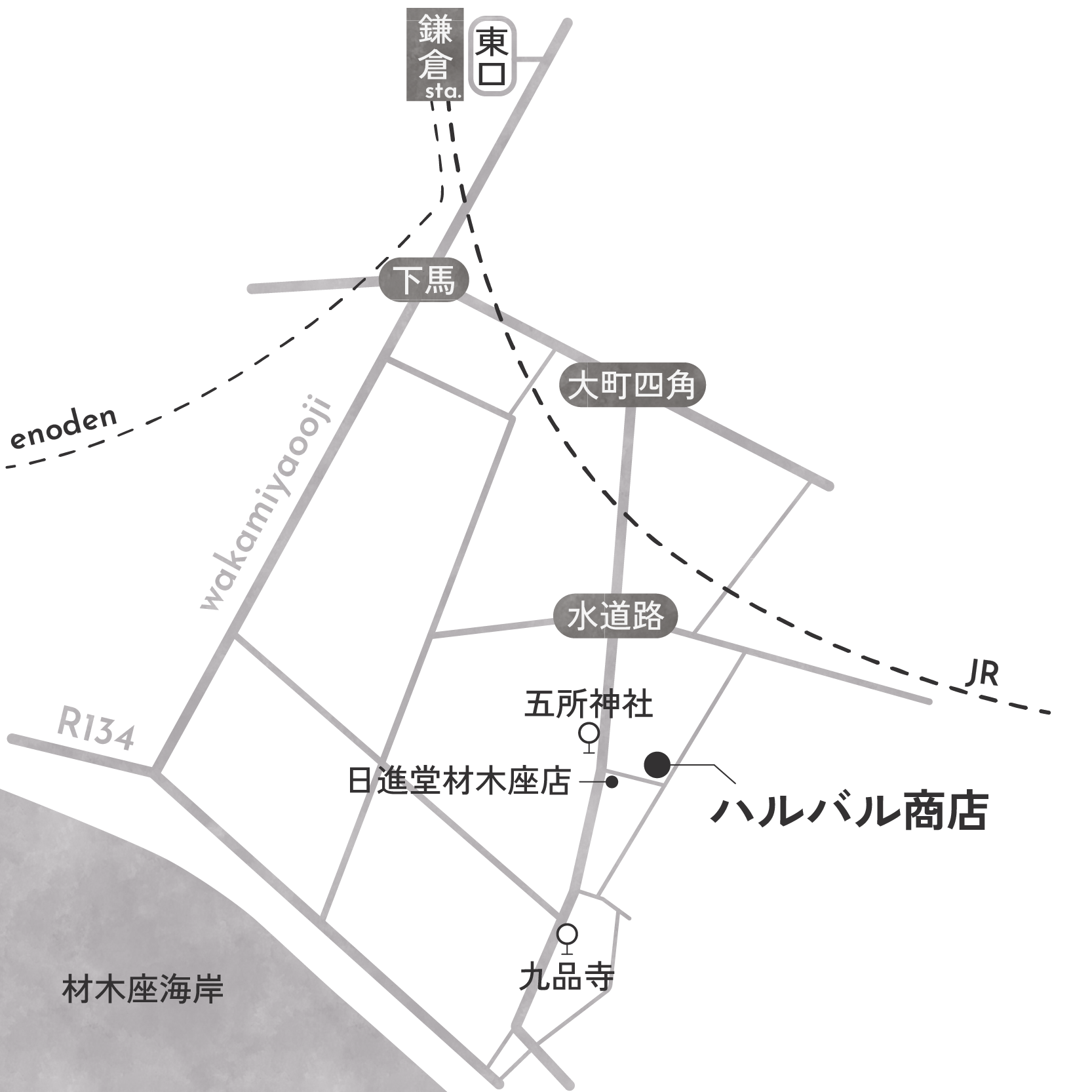 ハルバル商店マップ