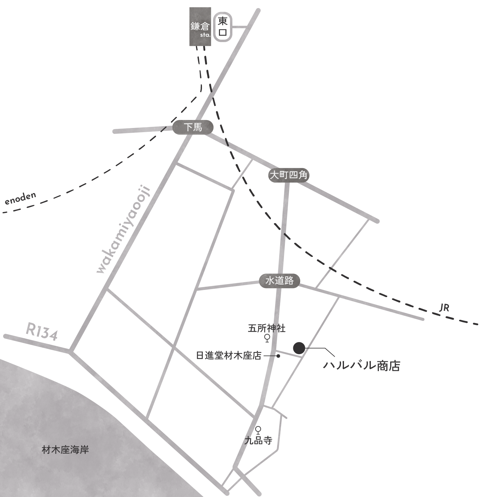 ハルバル商店マップ